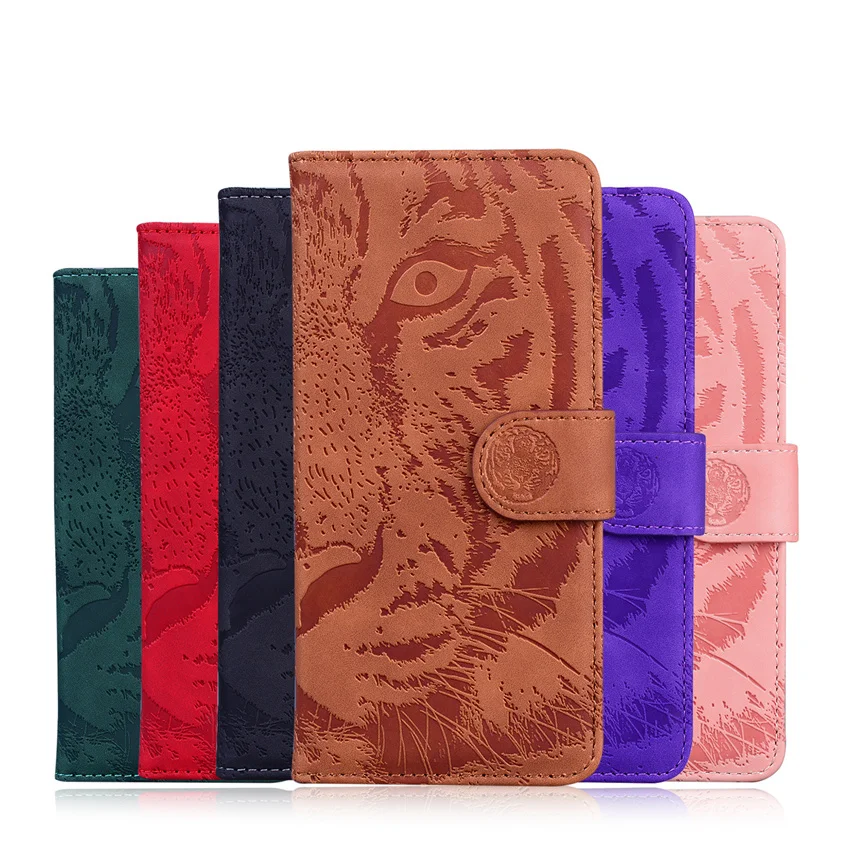 Butterfly Rose Tiger Embossing Flip Leather Case For Samsung Galaxy A51 A52 A52S A53 A54 Card Wallet Phone Book Cover Housing