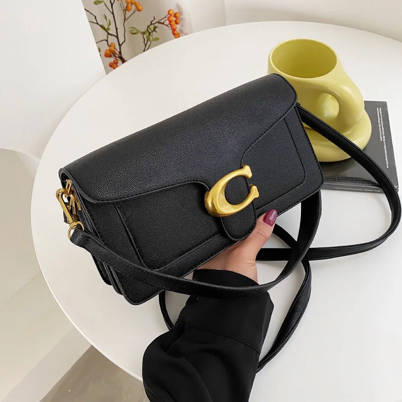 Fashion Ladies Shoulder Bags High Quality PU Handbags Solid Color Shopping Crossbody Bag For Women Detachable Shoulder Straps image 5