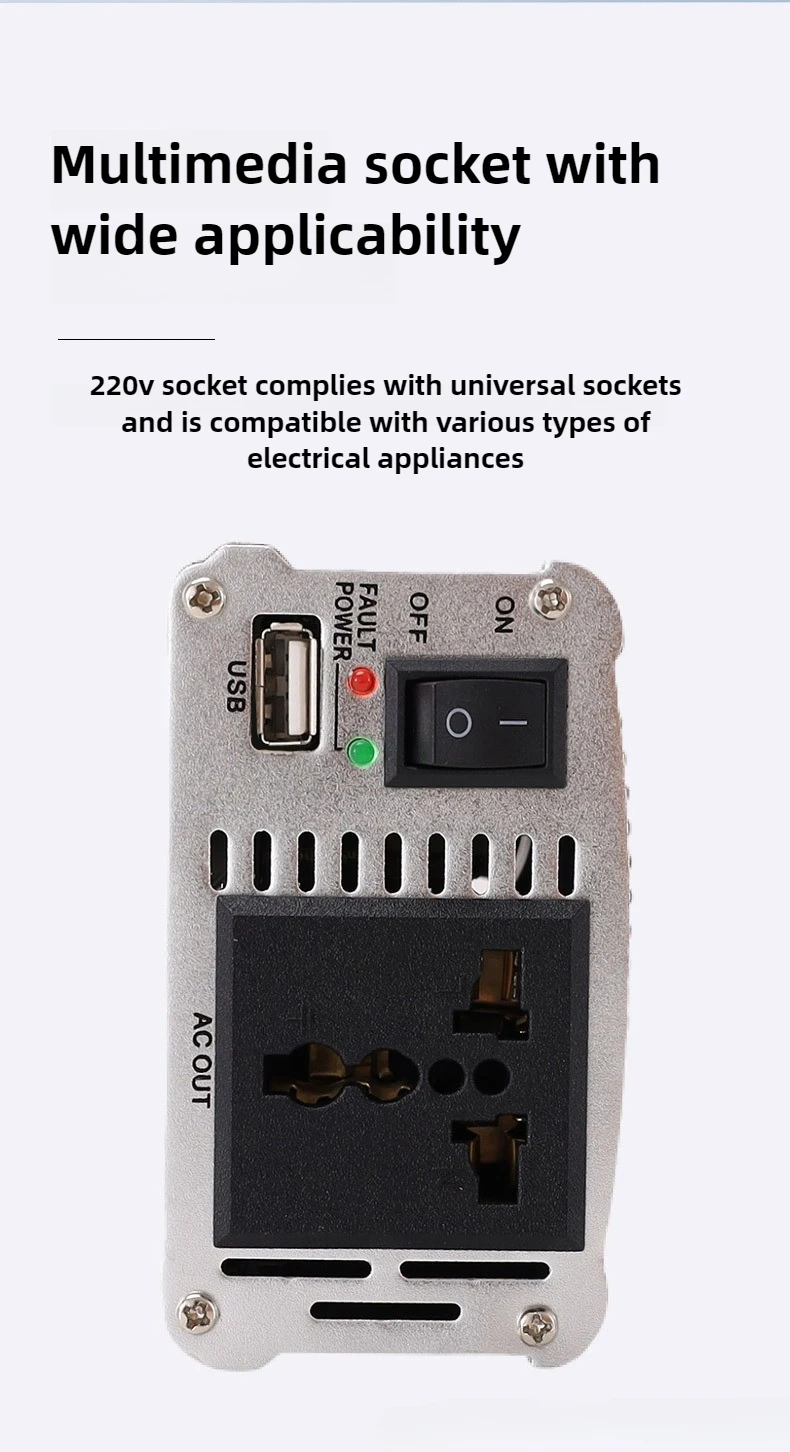 2000 ワット 1000 ワット 500 ワット電源インバーター 12 V から AC 220 V 車載高周波車の電源インバーターアダプターユニバーサルソケット充電器