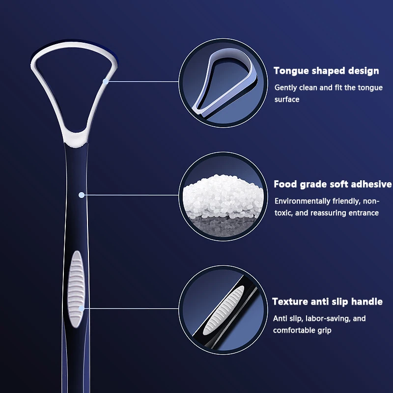 Скребок для языка, 1 шт., щетка для чистки поверхности языка, щетки для чистки языка, очиститель свежего дыхания, здоровья