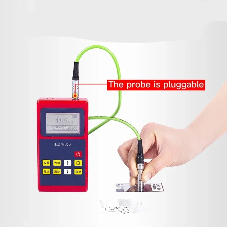 spt shell backlight variable probe magnetic induction eddy current ultrasonic coating thickness meter