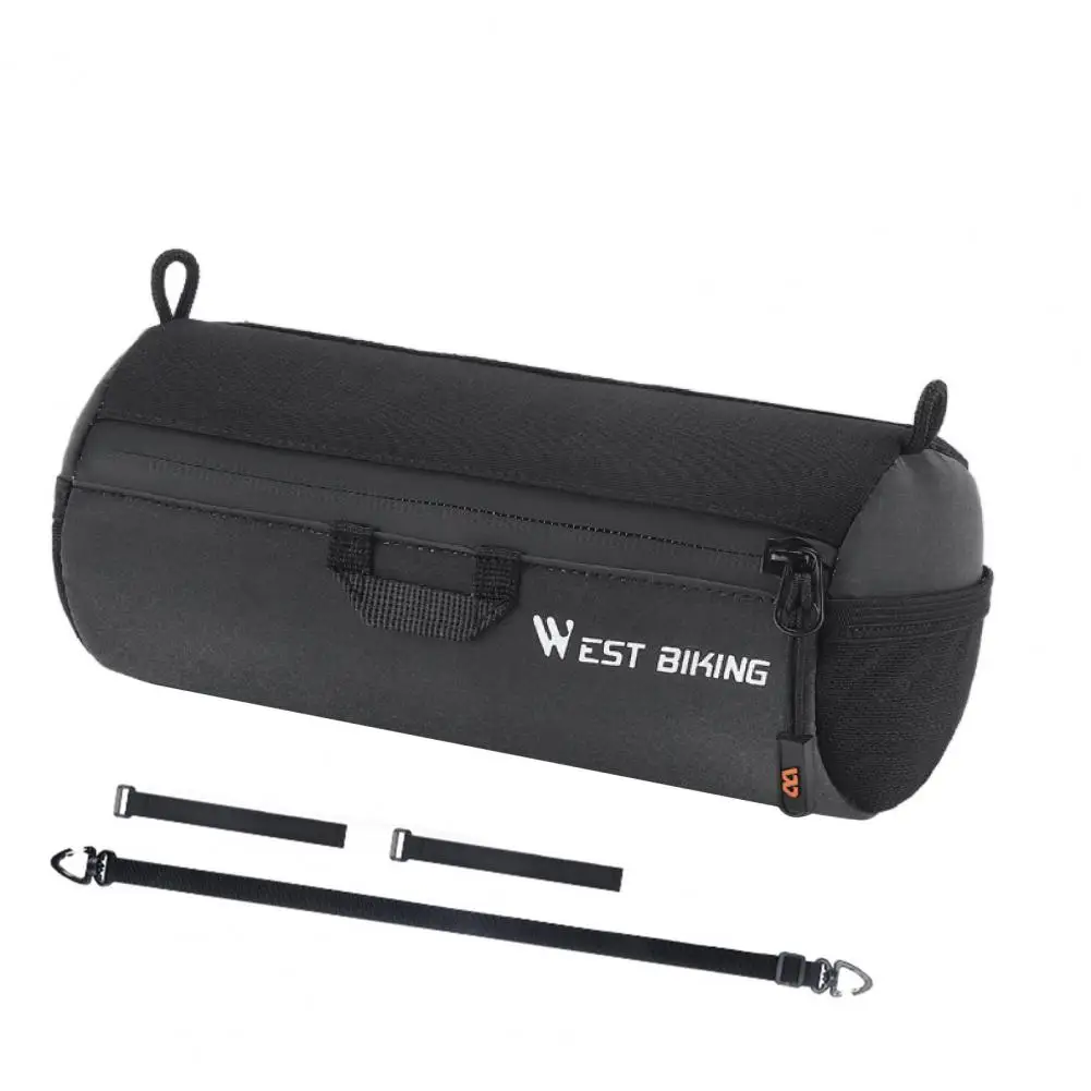 Bicycle Handle Bag Storage Bag Waterproof Multi-purpose Bike Handlebar Bag with Capacity for Bicycle Frame Tube Portable Simple