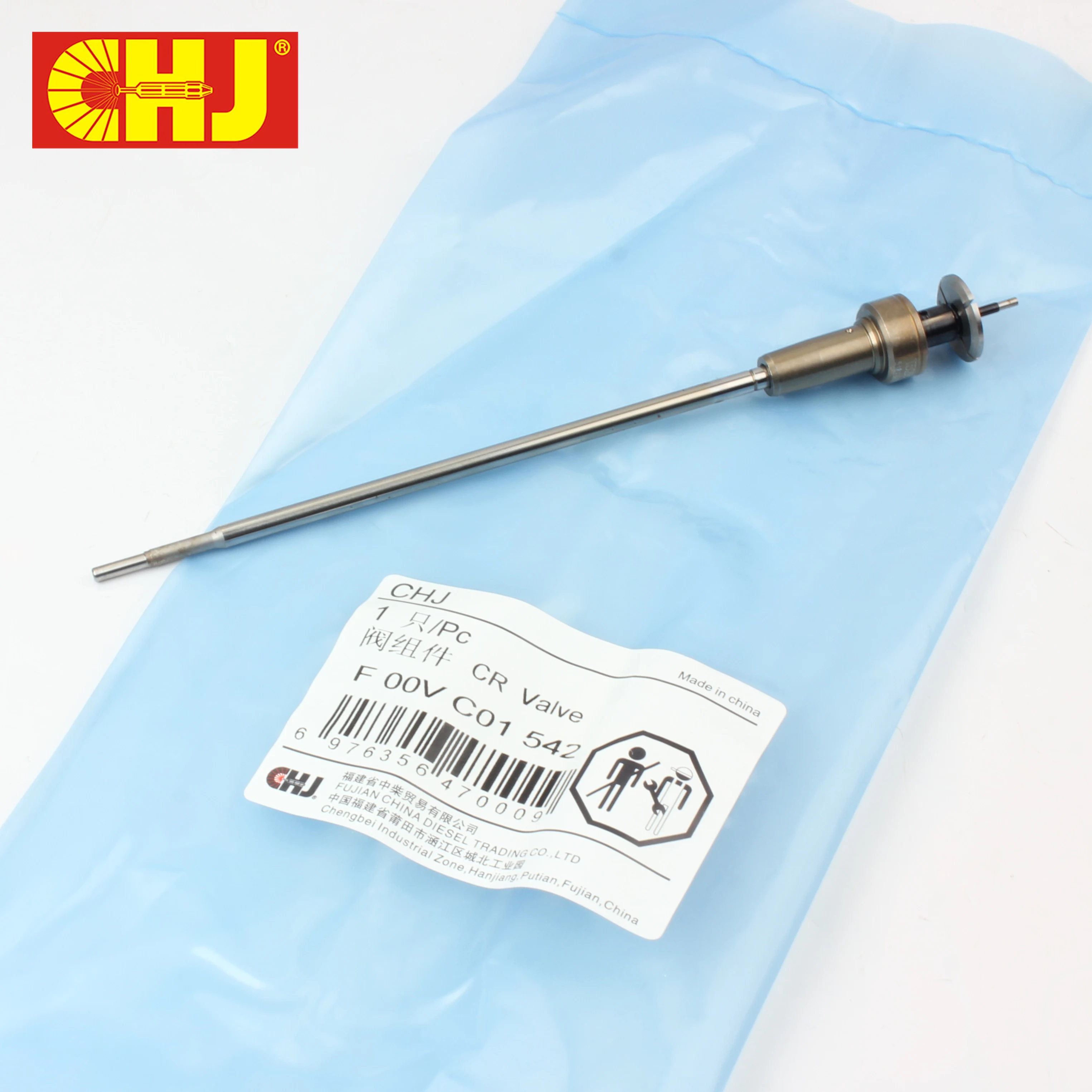 CHJ F00VC01542 Common Rail Injector Control Valve Set F 00V C01 542 Injector Valve for Injector 0445110738 0445110737