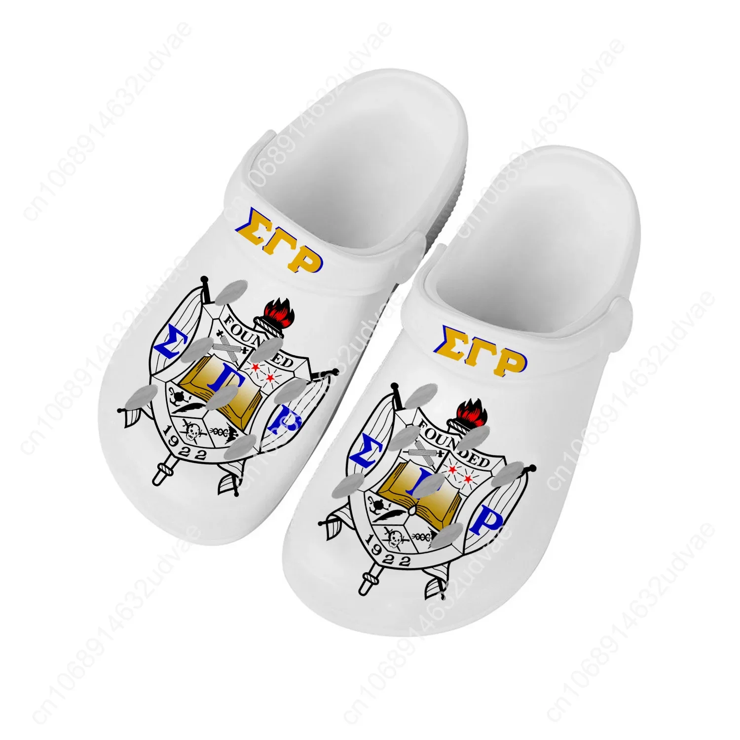 

Sigma Gamma Rho Sandals Men Women Teenager Fashion Water Shoes High Quality Garden Breathable Comfort Beach Custom Slippers