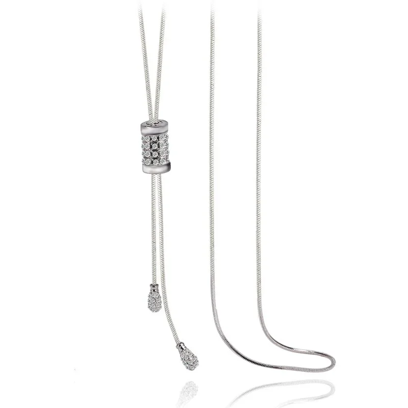 Maglioni, catene lunghe, vestiti versatili, ciondoli, collane da donna, moda e eleganza coreana autunnali e invernali