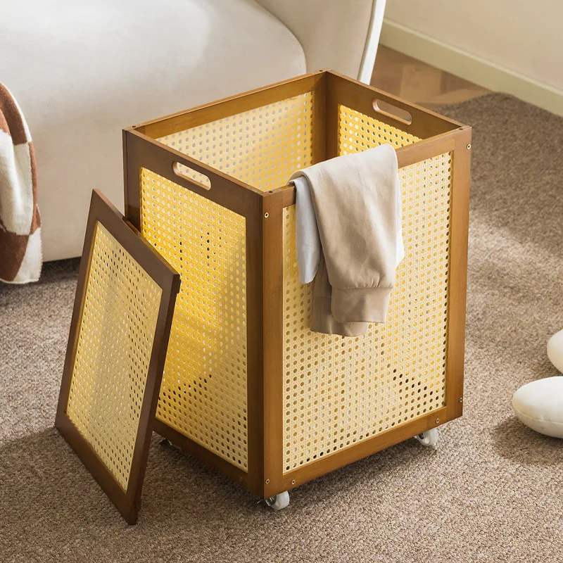 

Dirty clothes basket Dirty clothes storage basket Household laundry basket Doll storage bucket Bathroom clothing artifact