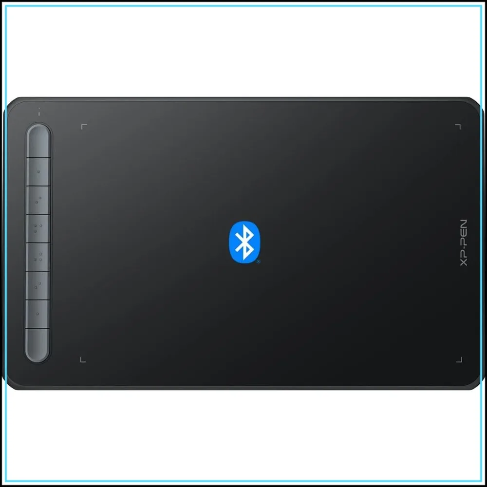 Wireless Drawing Tablet with Battery-Free Stylus and 8 Shortcut Keys, Compatible with Chrome OS, Windows, Linux, Mac, Android, 8x5 in