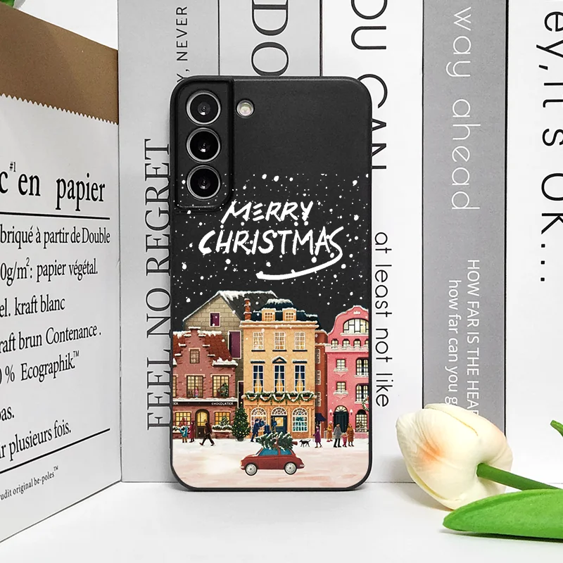 Christmas Building Winter Snow Scenery Phone Case for Google Pixel 10 9A 8 A 7A 6 A 7 PRO 8 9 Pro XL 4G 5G Shockproof Soft Cover