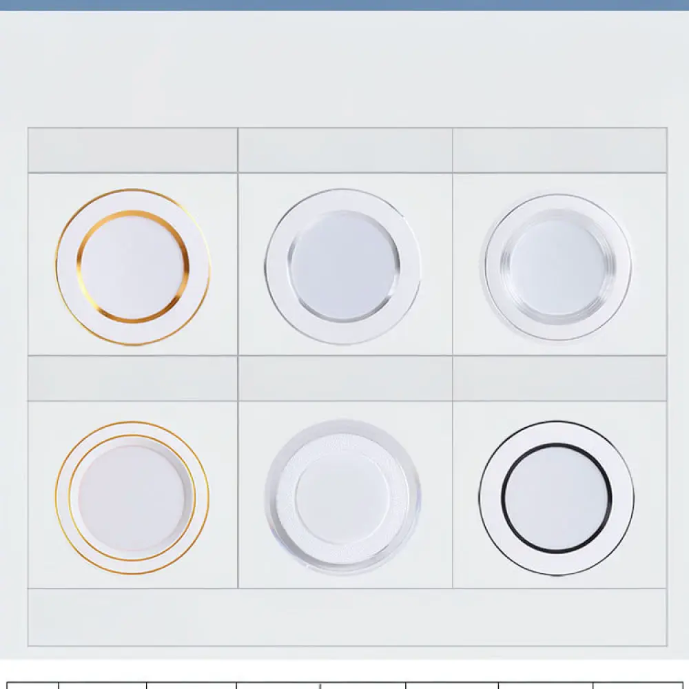 Energy Efficient LED Recessed Spot Light Aluminum Ceiling Downlamp For Home Decorative Lighting Modern Interior Fixture