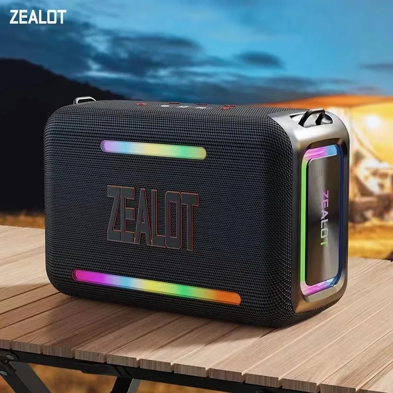 

Zealot S95 Speakers Audio System Sound Professional Music Wireless With Shoulder Strap Outdoor Waterproof Portable Speaker