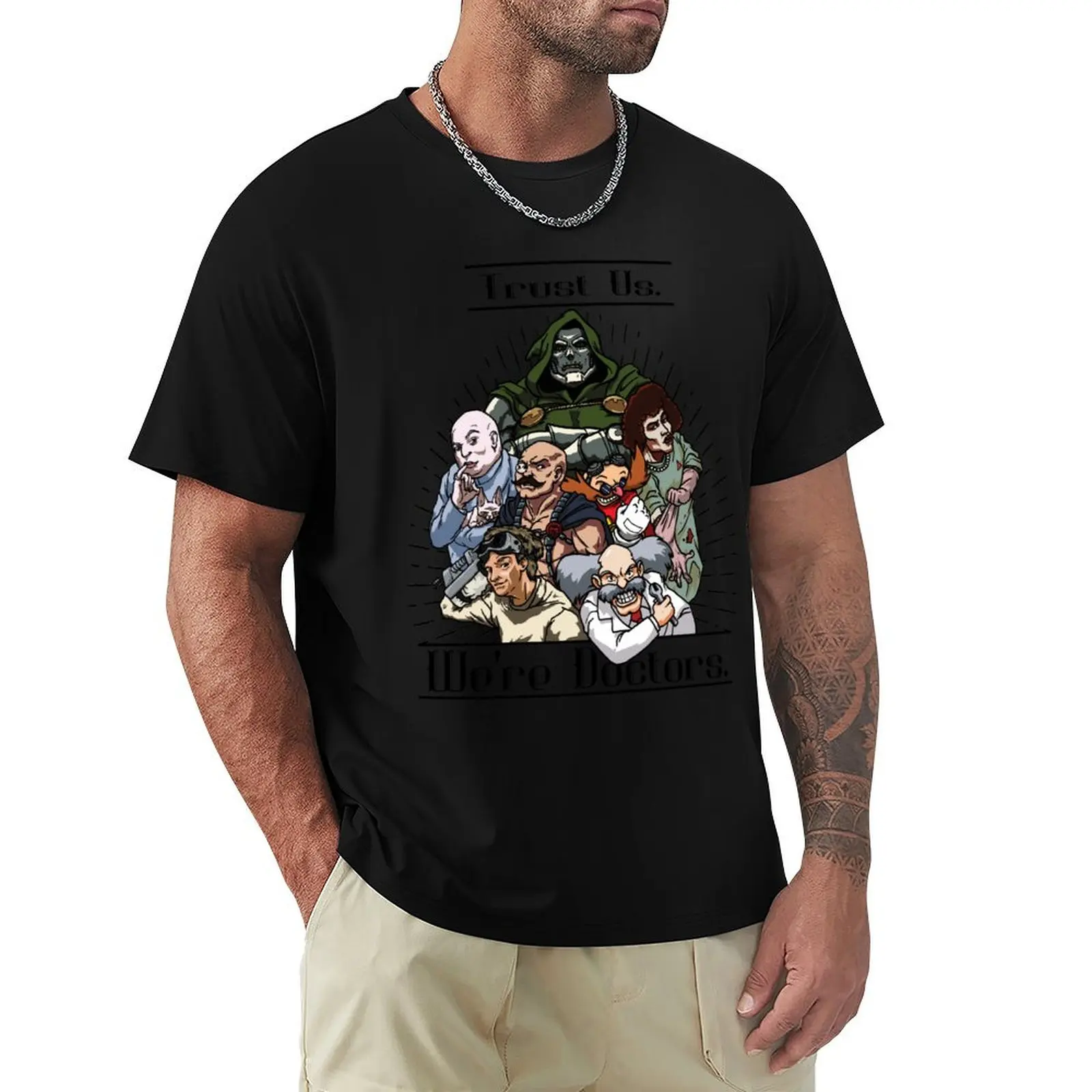 Trust Us, We're Doctors T-Shirt Sporty Breathable Short Sleeve T-Shirt