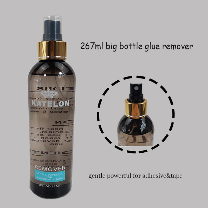 Big Bottle Środek do usuwania kleju z peruk do salonu Płyn do usuwania kleju z peruk Klej do włosów Taśma do peruk Rozpuszczalnik w sprayu do usuwania kleju z koronek