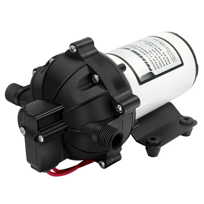 Large Flow Flushing Pump Kit 12V24V Deck Yacht Vehicle Flushing Water Pump Diaphragm Booster Cleaning Kit