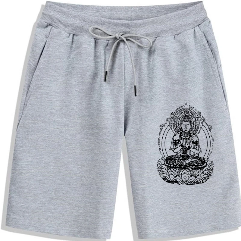 

Шорты мужские с гравировкой Будды унисекс, мужские шорты