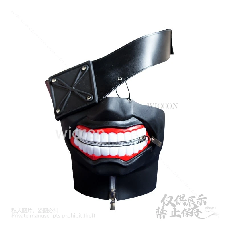 Anime kaneki ken cosplay horror 3d máscaras cosplay trajes máscara legal adereços cosplay festa de halloween máscara de demônio japonês dia das bruxas
