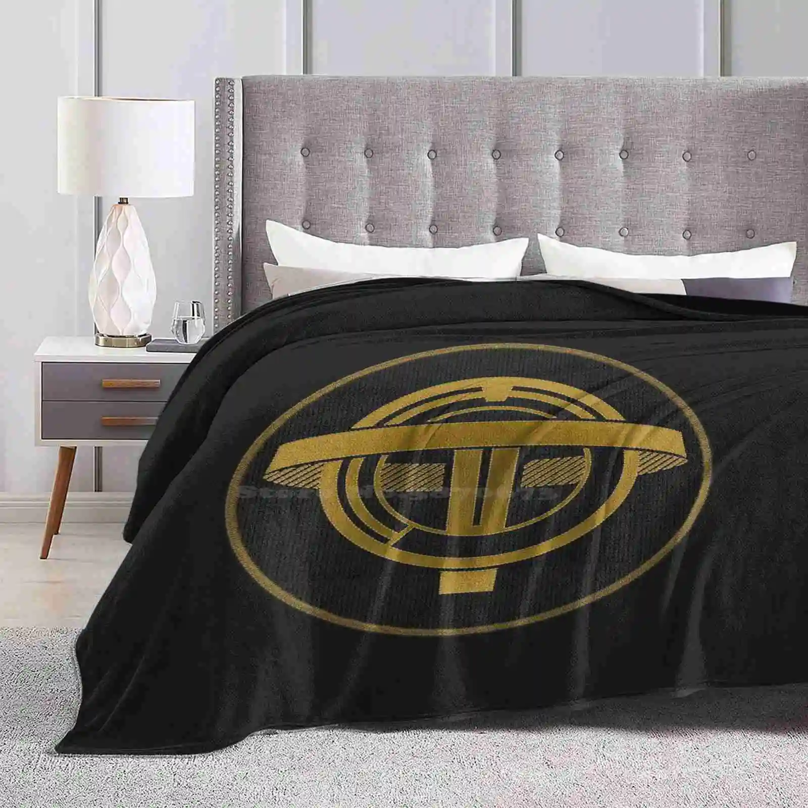 Transtar Industries Patch | Prey Embroidered Patch Style Top Quality Comfortable Bed Sofa Soft Blanket Transtar Industries