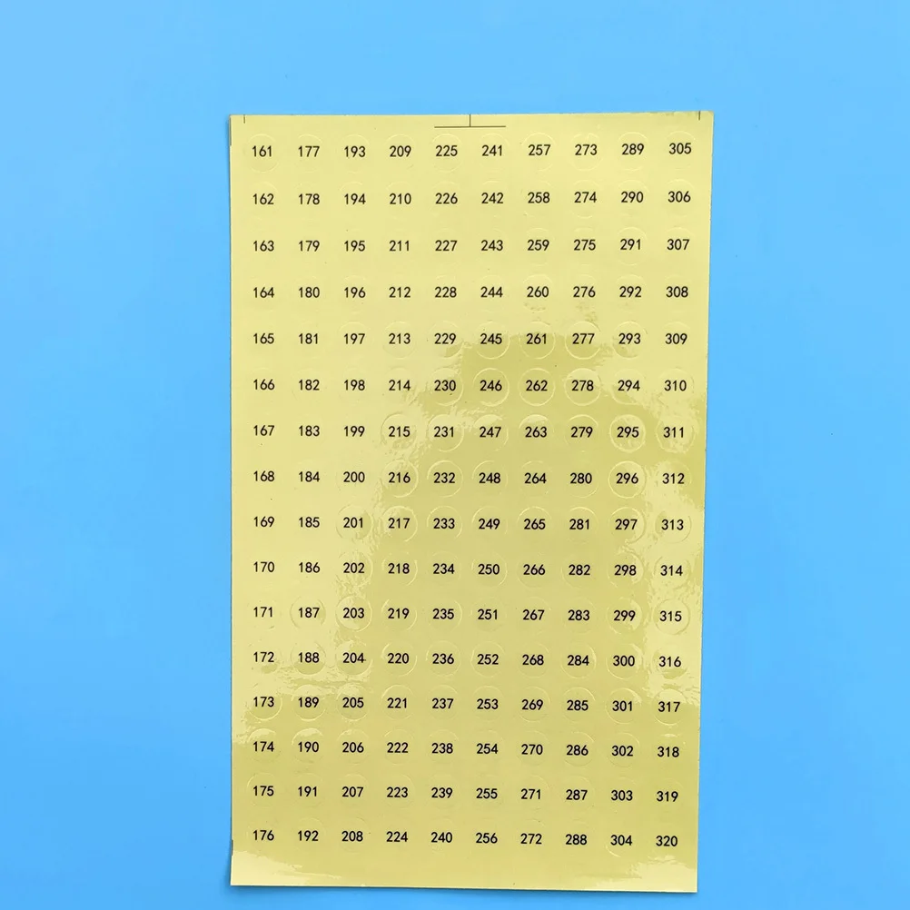 สติกเกอร์ติดเล็บแบบดิจิตอล 6 แผ่น ทนทาน กันน้ำ ติดหมายเลขสียาทาเล็บ สติกเกอร์ติดเล็บแบบมีกาวในตัว