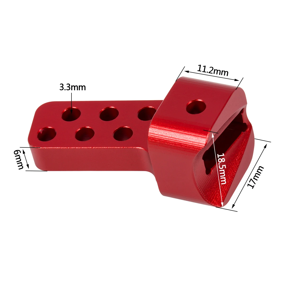 Aluminiowe tył ze stopu górne mocowania przeciwsquatowe do osi AR44 1/10 RC samochód terenowy Axial podwozia SCX10 II