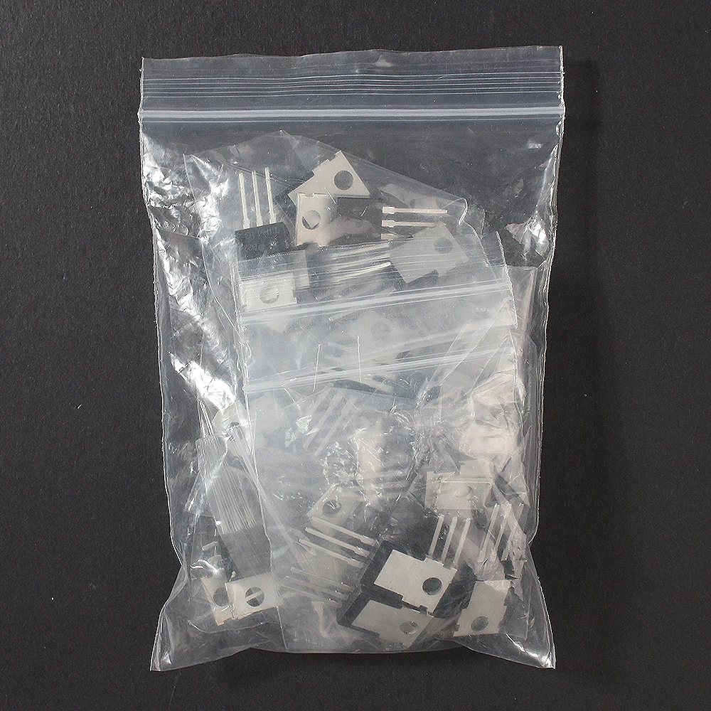 35pcs TIP31C TIP32C TIP41C TIP42C TIP122 TIP127 TIP142 TO-220 PNP NPN Transistors Kit 7 Values X 5pcs=35pcs