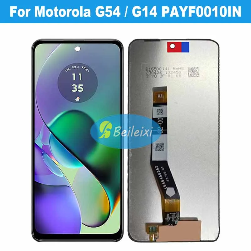 For Motorola Moto G14 PAYF0010IN XT2341-2 XT2341-3 LCD Display Touch Screen Digitizer Assembly For Moto G54 XT2343-1 XT2343-4