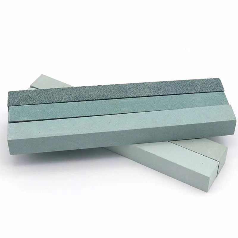 Green Silicon Carbide Sand Bar Abrasive For Ceramic Jade metal Knife Sharpener Tool Silicone oil stone Grinding Block 80-1200#