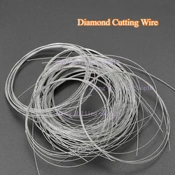 Superfine Diamond Wire Length 1M Minimal Loss Sturdy Multifunction Saw Wire Cutting Tool for Glass Marble Granite Stone Jade