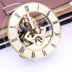 86MM Quartz Clock Inserts Movement Replacement DIY Parts Roman Numbers DIY Parts Gold Trim Repair Replacement Accessories