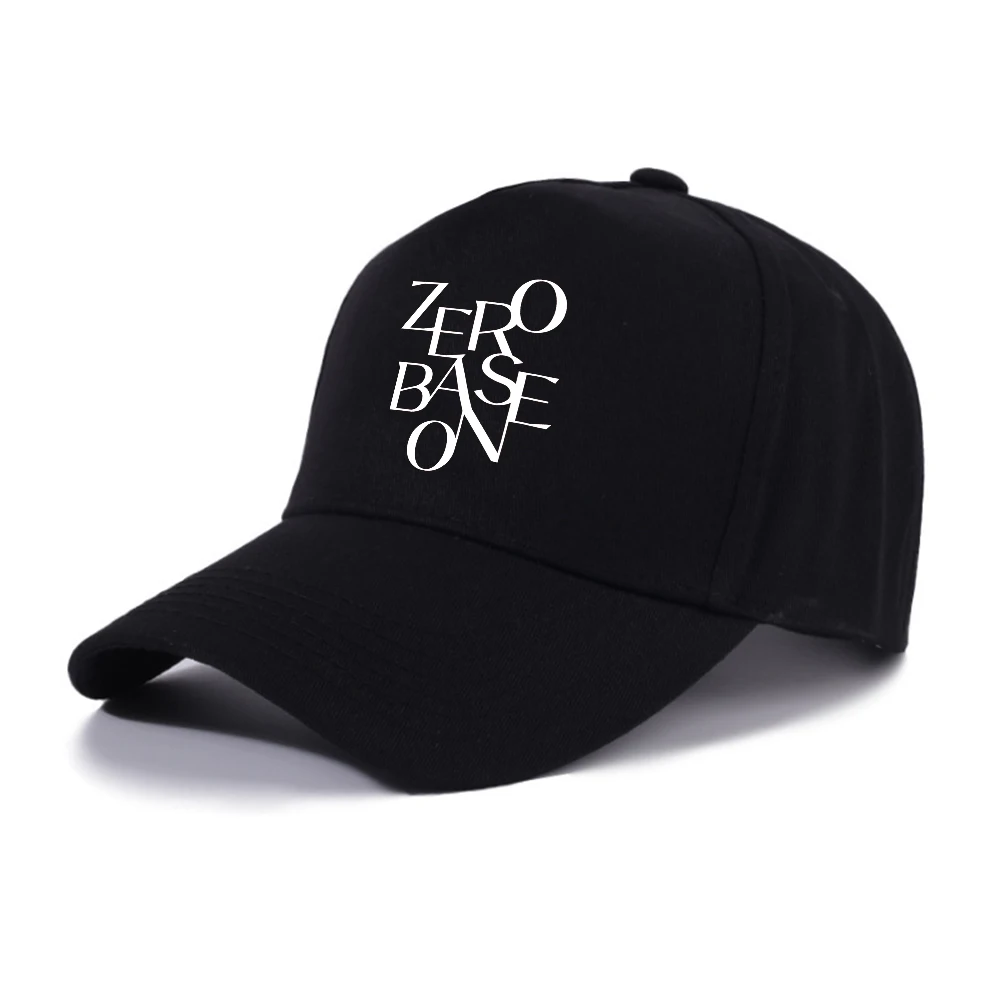 Kpop ZB1 Athletic Baseball Cap ZEROBASEONE Adjustable Size Graphic Print Ponytail Hats for Running Workouts Outdoor Activities