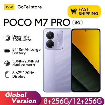 【Marque +】 plus récent POCO M7 Pro 5G Version mondiale dimen...