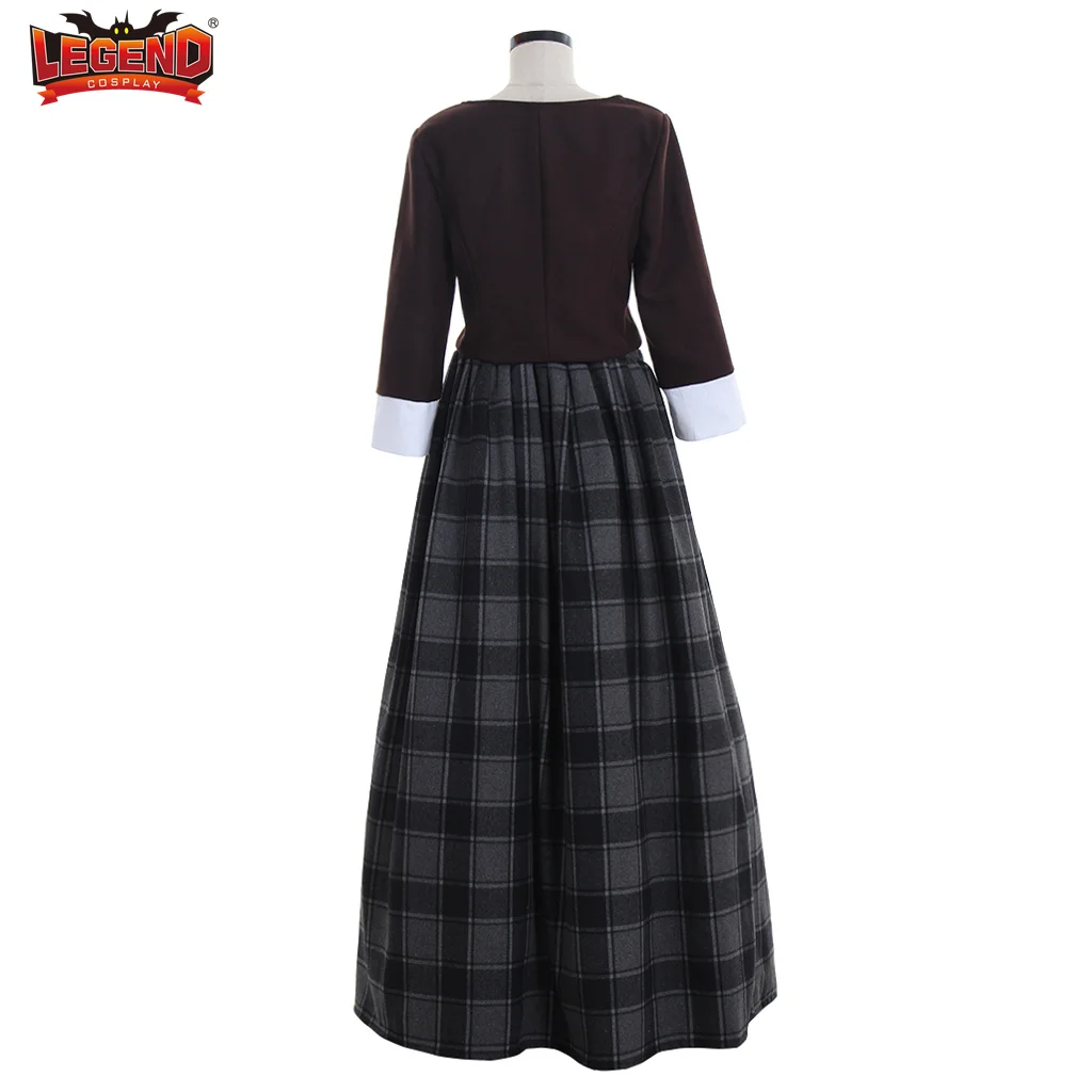 (Disponibile) Outlander Costume Cosplay Jenny Fraser Murray Dress medievale Highland scozia Costume Carnival Party Dress per le donne