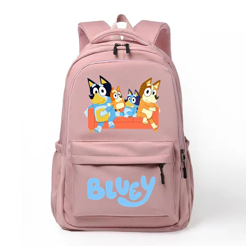 

Bluey Kawaii Cartoon Printing New Students Schoolbags Large Capacity Backpacks For Men And Women Light Lovely Diy School Style