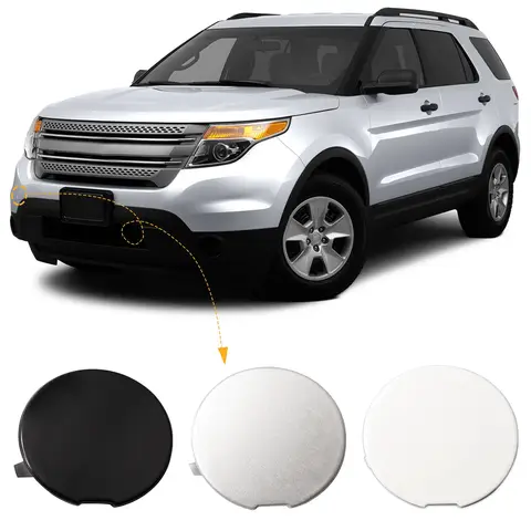 Front Bumper Tow Hook Cap Towing Eye Cover For Ford Explorer 2011-2015 BB5Z17A900A BB5Z17A900APTM Car Accessories