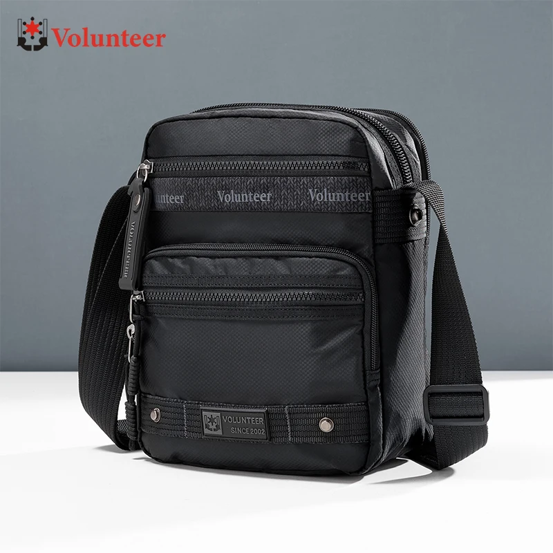 

VOLUNTEER 7L Phone Crossbody Bags for Men Waterproof Oxford Cloth Small Messenger Bag Man New Casual Commuter Sling Bag 1875-05