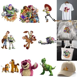 Disney Toy Story Tattoo Cartoon Woody Buzz Lightyear Sticker DIY Clothing Thermoadhesive Patches Children Birthday Party Gift