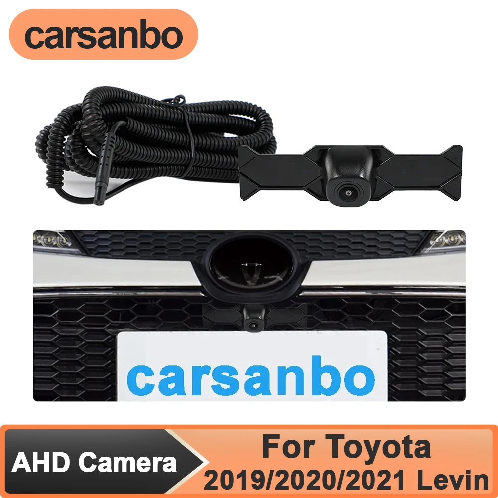 

Carsanbo AHD 1080P Car Front View OEM Camera for Toyota 2019/2020/2021 Levin 150° Fisheye Lens Night Vision Parking Monitoring