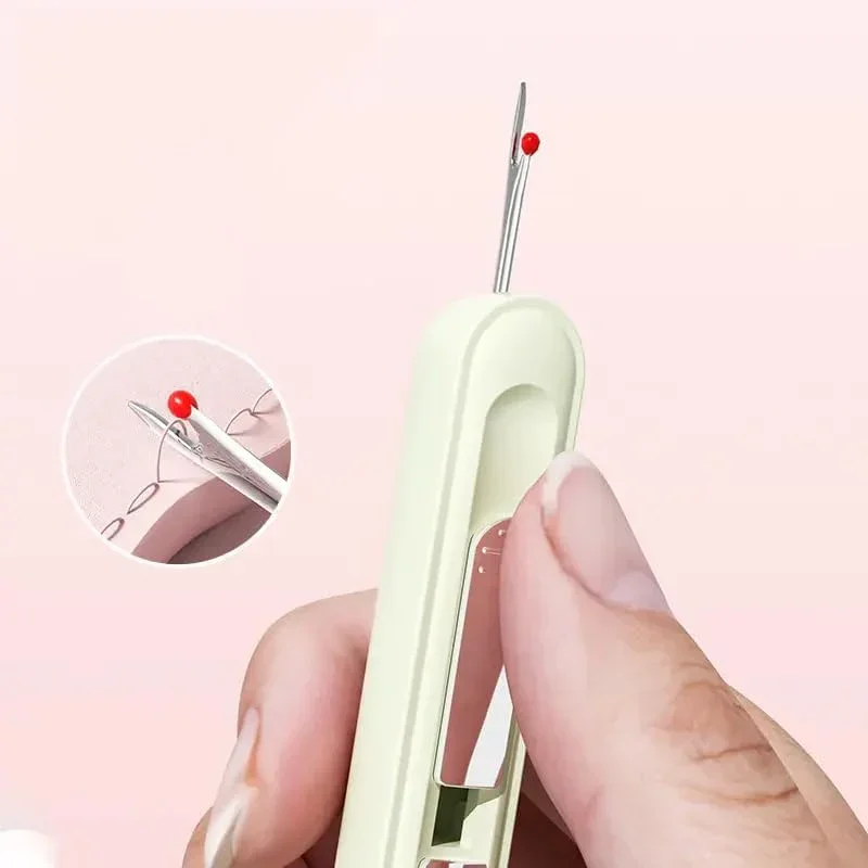 2 in 1  Needle Threader Multi-function Needle Threader for The Elderly Hand Sewing Tool Needle Threader Quick Sewing Ripper Tool