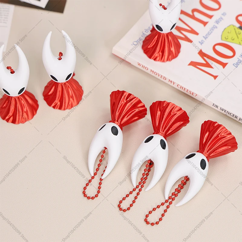 3d impresso oco cavaleiro figuras hornet chaveiros bonito anime figura boneca mochila pingente presentes de aniversário