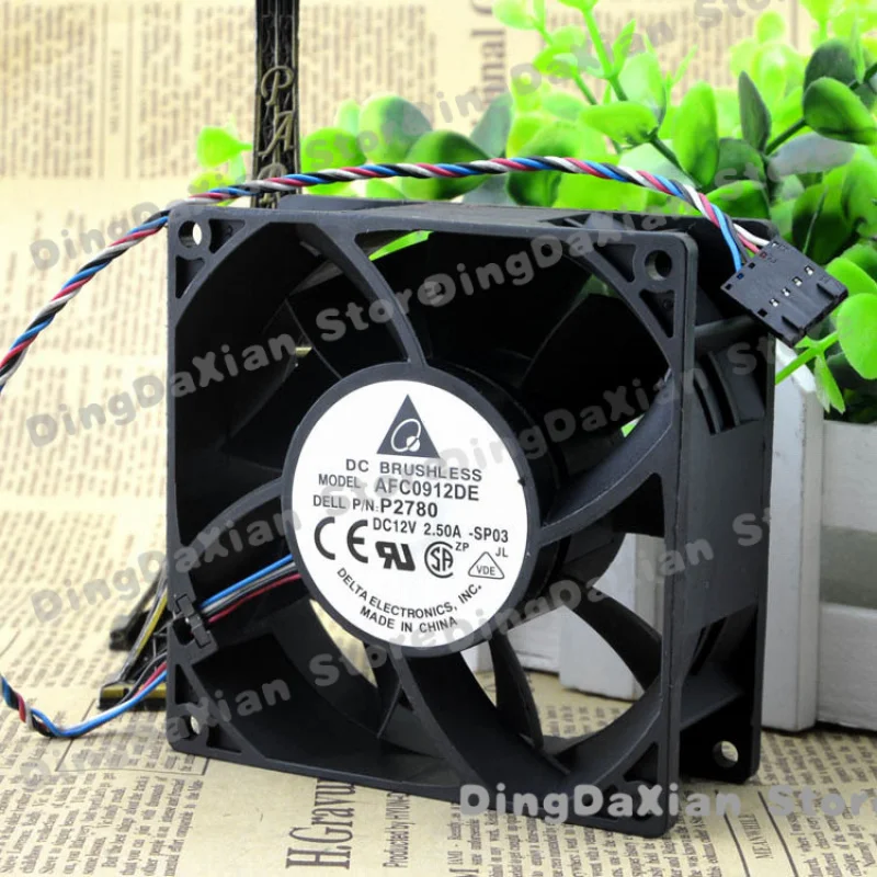 

D For Dell AFC0912DE Computer Cooling Case Fan Desktop Optiplex GX280 P2780
