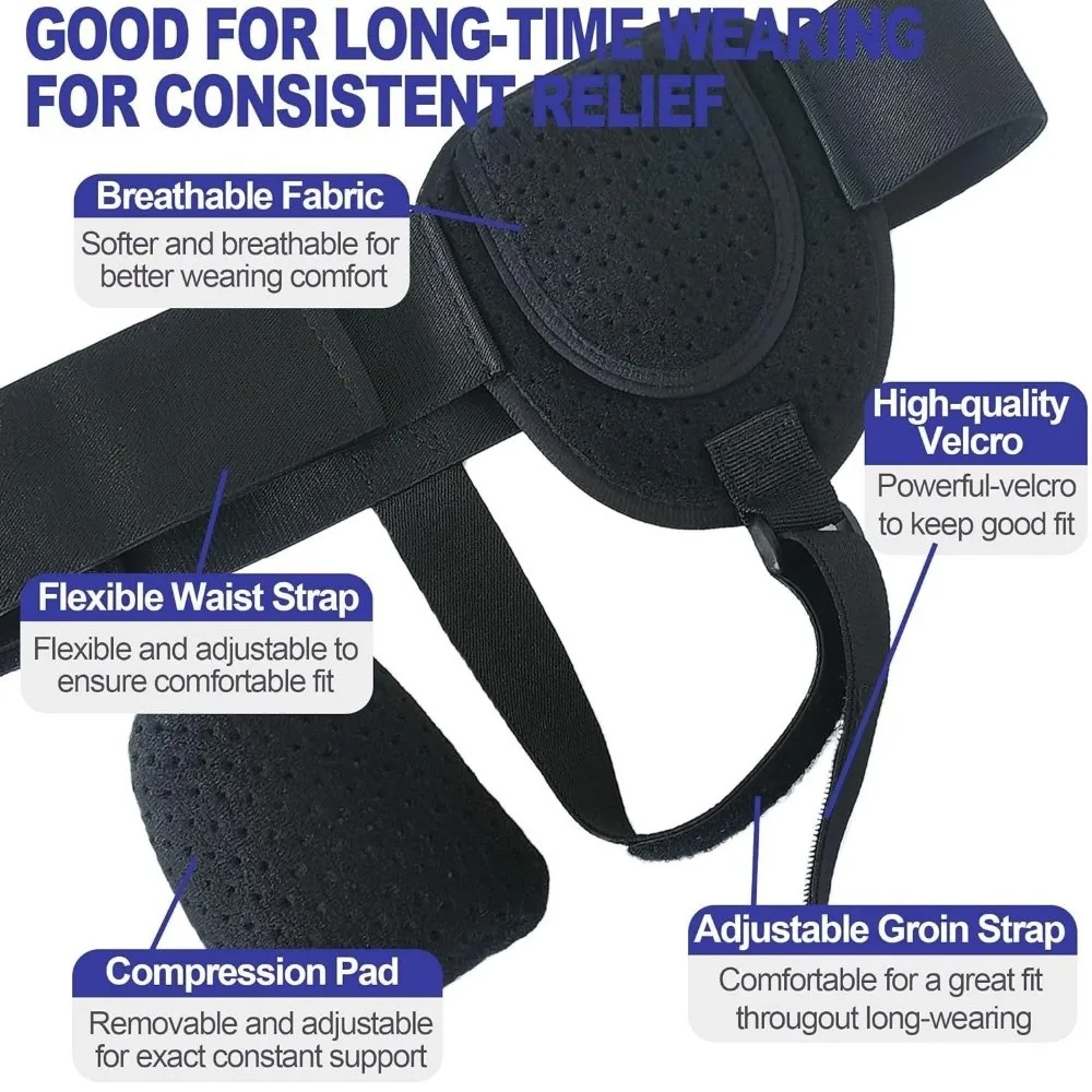 Einstellbare Hernie Truss Gürtel Erholung Strap Atmungsaktive Leistengegend Unterstützung Gürtel Anti-slip Unterstützung Strap Hernie Schutz Sport Hernie