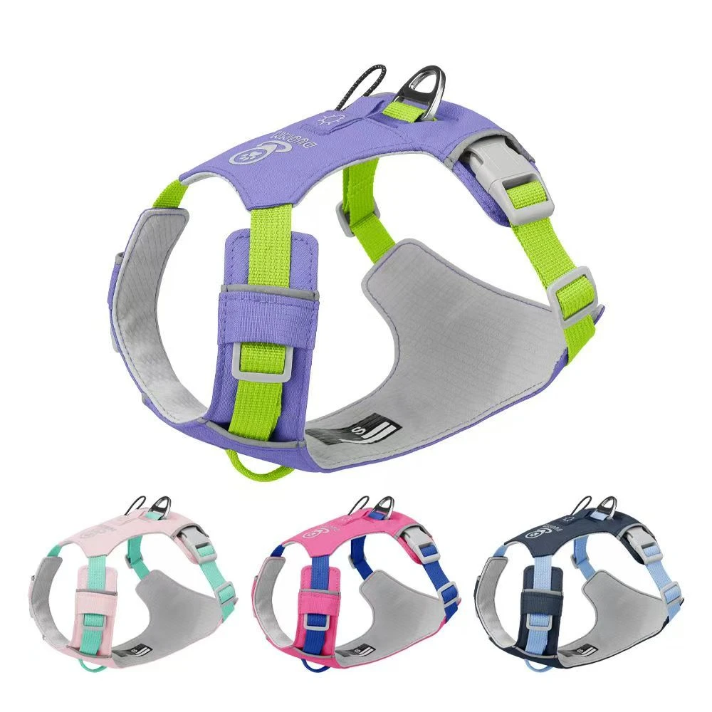 

Lightweight Waterproof Reflective Quick-Dry Dog Harness with Locator Holder