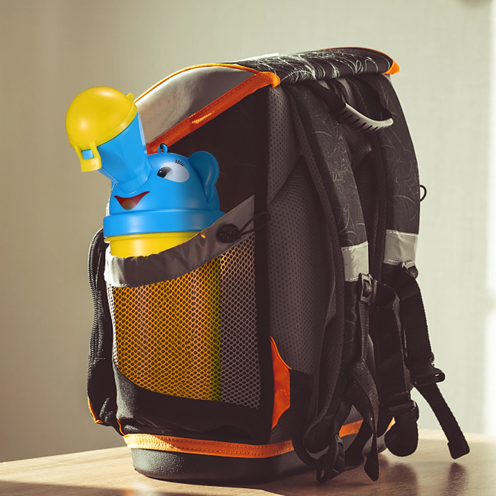 

Portable Potty Yellow Urine Bucket Children Random Brush Color Compact Travel Toddler Outdoor Training No Leak ABS