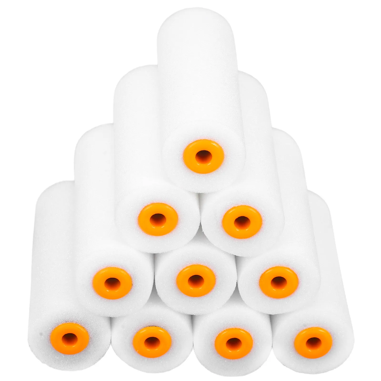 Foam Paint Roller Set 10pcs for Walls – DIY Decoration Painting Tools for Halloween, Christmas, New Year