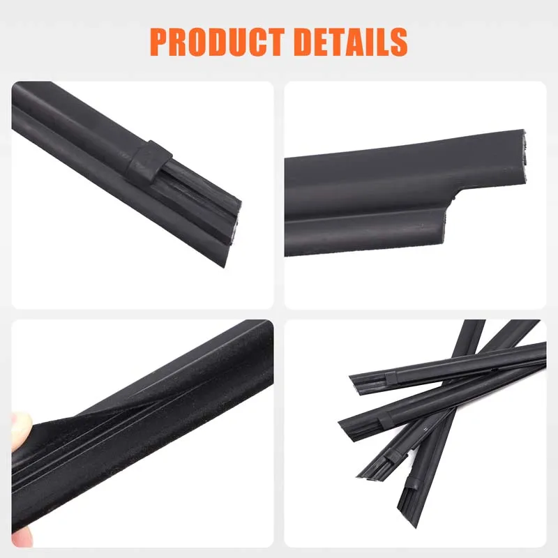 لتويوتا تاكوما 2004-2015 ABS المطاط نافذة السيارة حبة ختم حماية السيارة الخارجية استبدال أجزاء OE: 68161-04050 #3