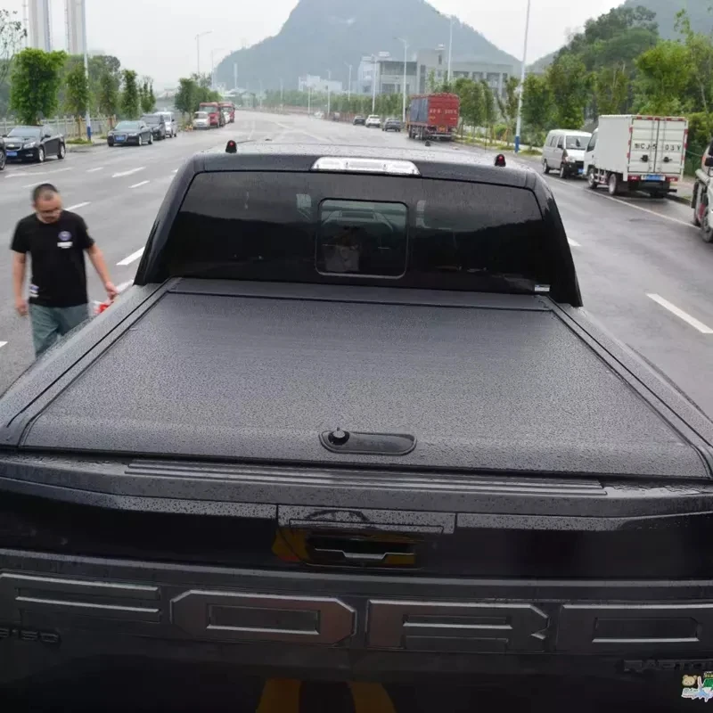 

Pickup Aluminum Retractable 4X4 Roller Lid Truck Bed Tonneau Cover for Hilux Revo Vigo Tundra Tacoma series