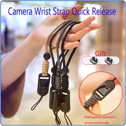 Camera Wrist Strap Quick Release Rope For Sony A9 Nikon Z7 Z6 Z5 D7500 Fuji Canon R50 R100 200D Olympus Panasonic SLR DSLR