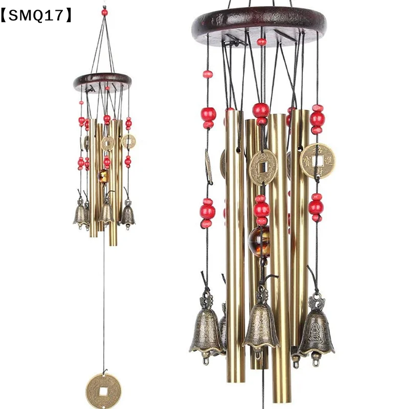 Large Wind Chime Tubes Bells Metal Church Bell Outdoor Garden Home Garden Decor Hanging Wind Chime Symbol Of Good Luck【SMQ】