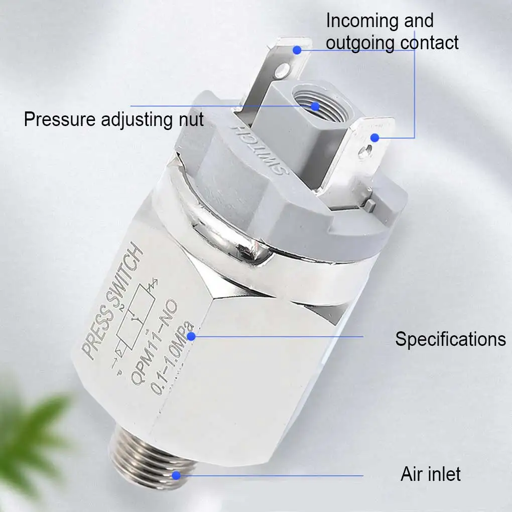 Mini Professional Pressure Switch Adjustable Thread Pressure Controller Sensor Closed Compressor Replacement Parts