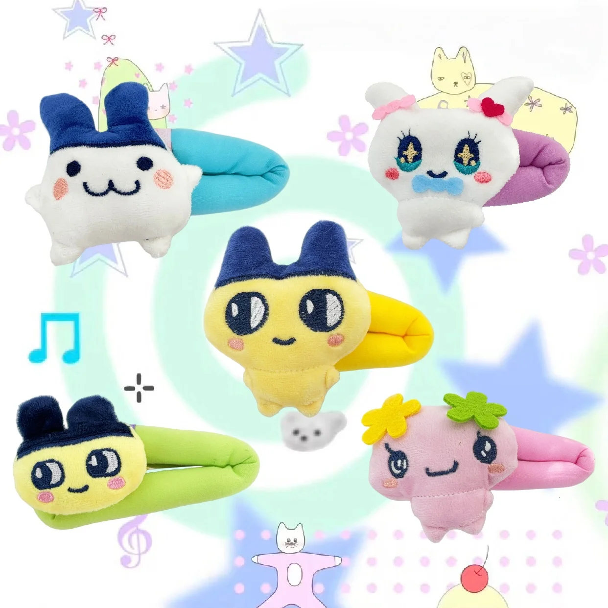 

Kawaii Takuma Songzi Mametc Cartoon Hair Clip Accessories Mimichi Flowertchi Doll Hair Clip