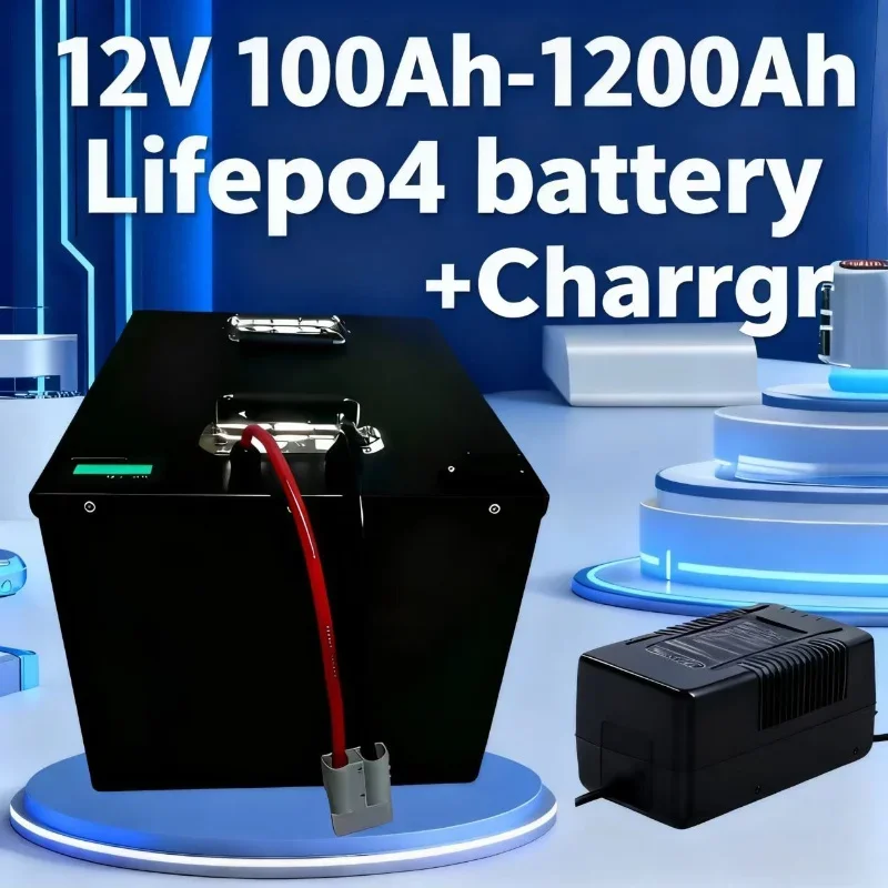 

12V LiFePO4 Battery with Smart BMS Deep Cycle Rechargeable for Off-Grid Solar System UPS RV 3500 Cycles Long Life