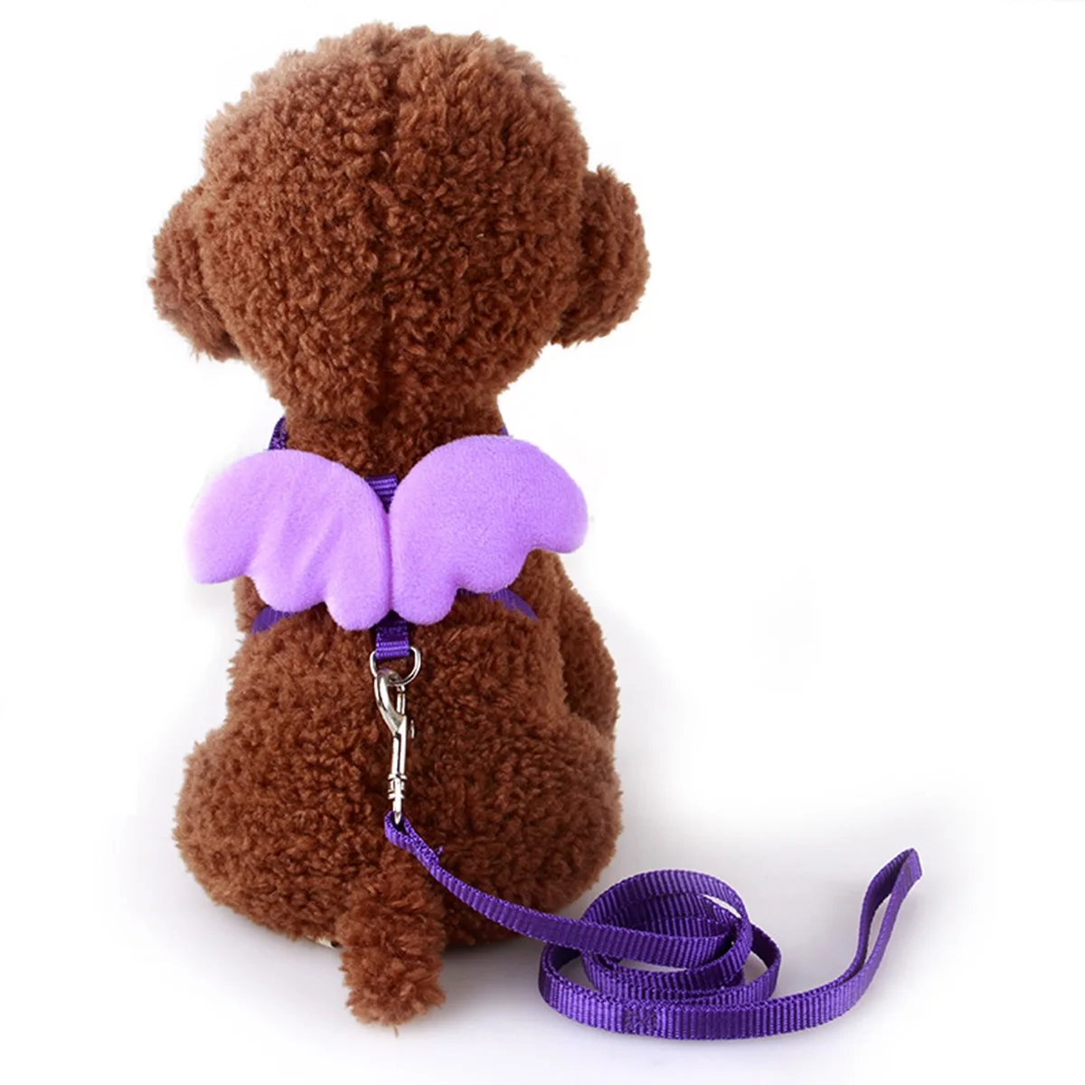 

Pet Harness Set No-Choke Design Adjustable Chest Belt Quick Release Buckle Small Dogs Cats Puppy Leash Carrier Lead Strap